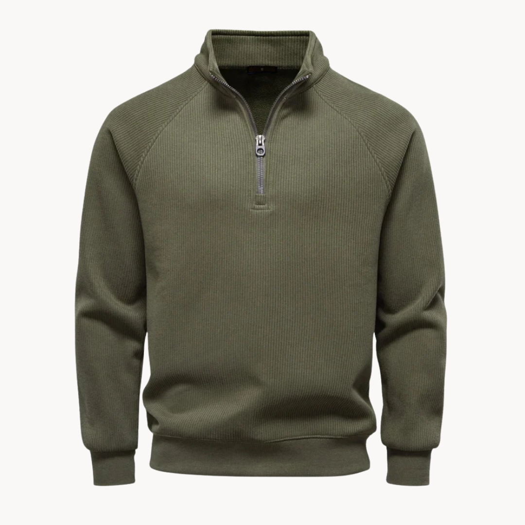 Marvello | Men's Quarter-Zip Pullover Sweater – Lenn Holland