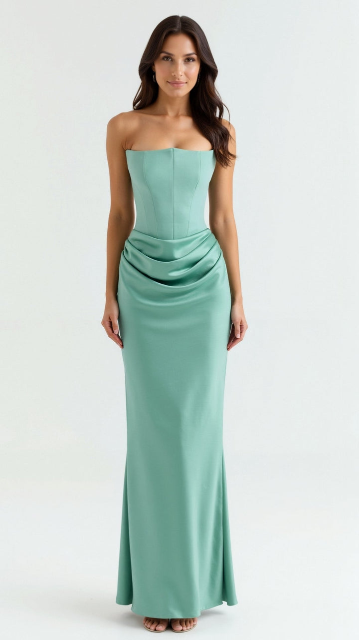 Kathleen | Women’s Elegant Corset Maxi Dress