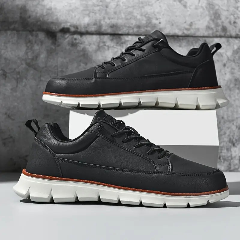 Tolleric | Men’s Ergonomic Leather Sneakers
