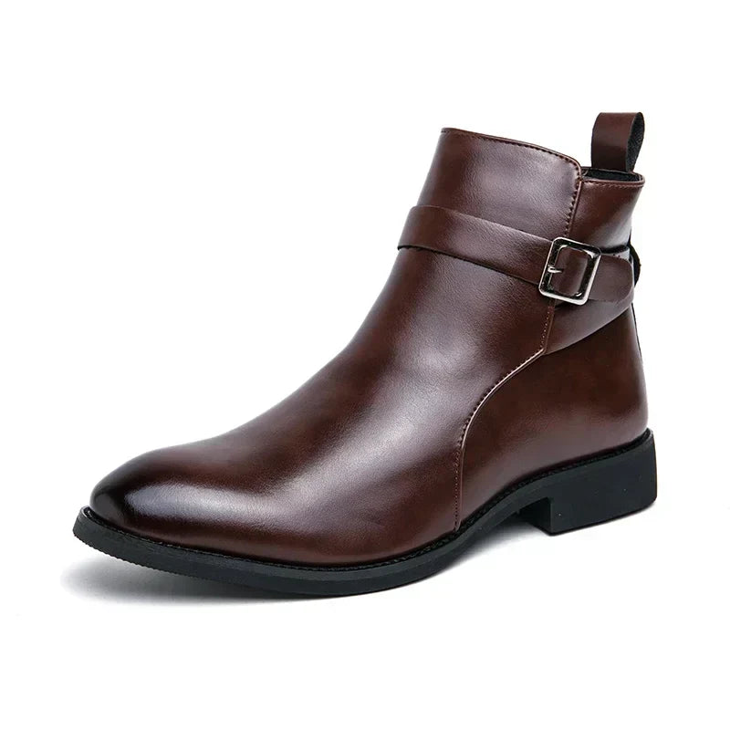 Flint | Men’s Chelsea Boots with Side Zipper