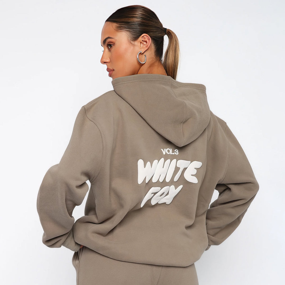 WhiteFox Set | Women’s Hoodie &amp; Jogger Tracksuit Set