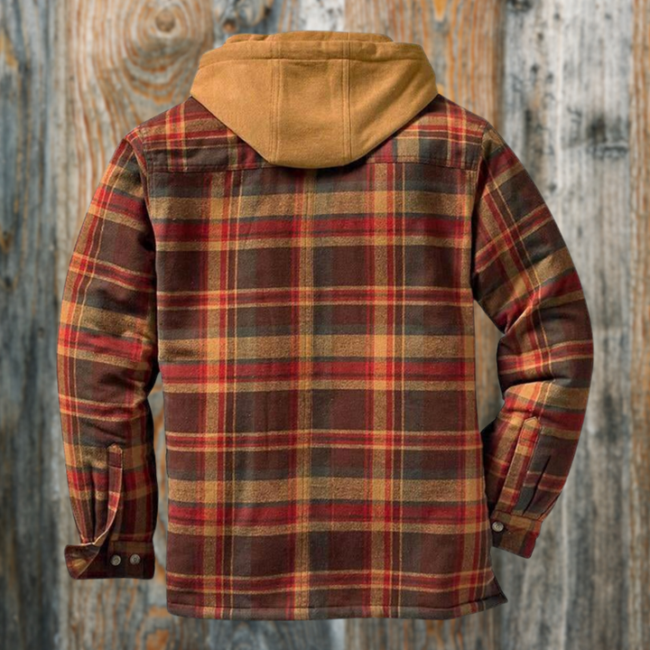 Lumbero | Men’s Warm Checked Shirt Jacket