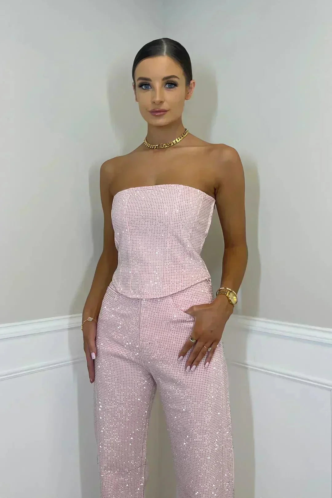 Trimina | Women’s Chic Strapless Jumpsuit