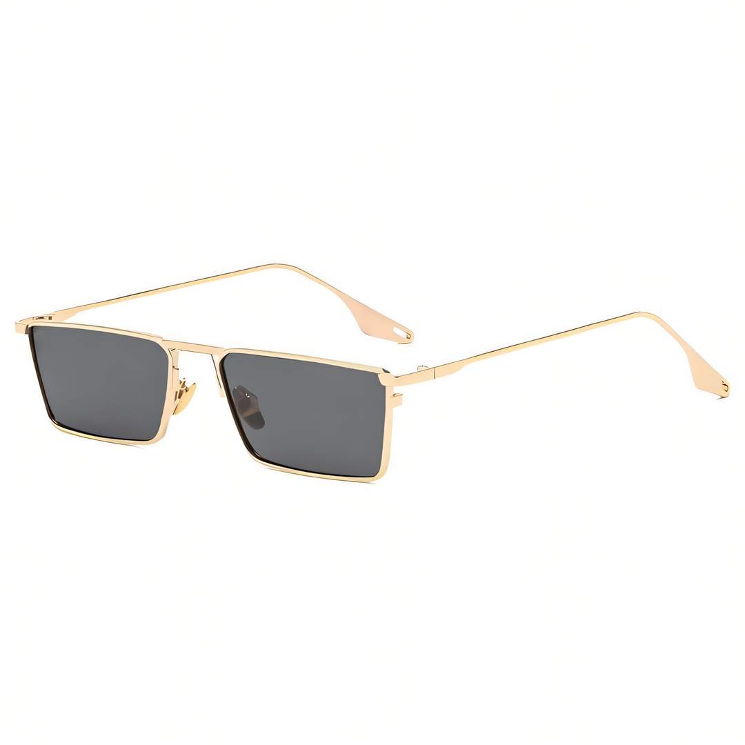 Bridget | Women’s Rectangular Gold Tone Sunglasses