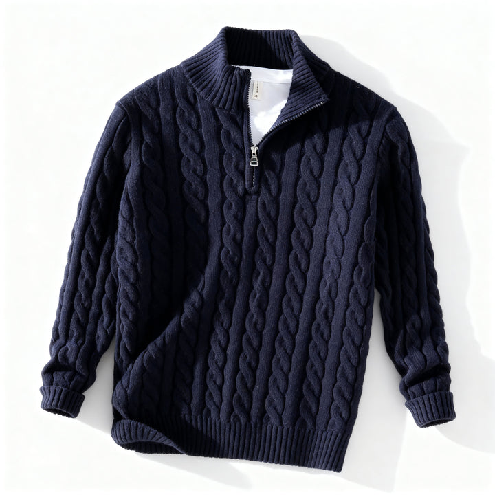 Colin | Men’s Cotton Cable Knit Sweater