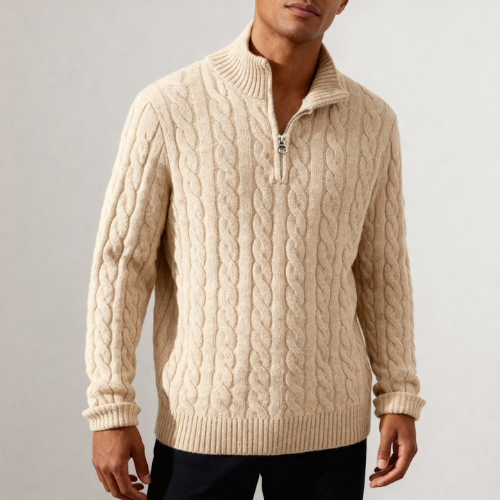 Colin | Men’s Cotton Cable Knit Sweater