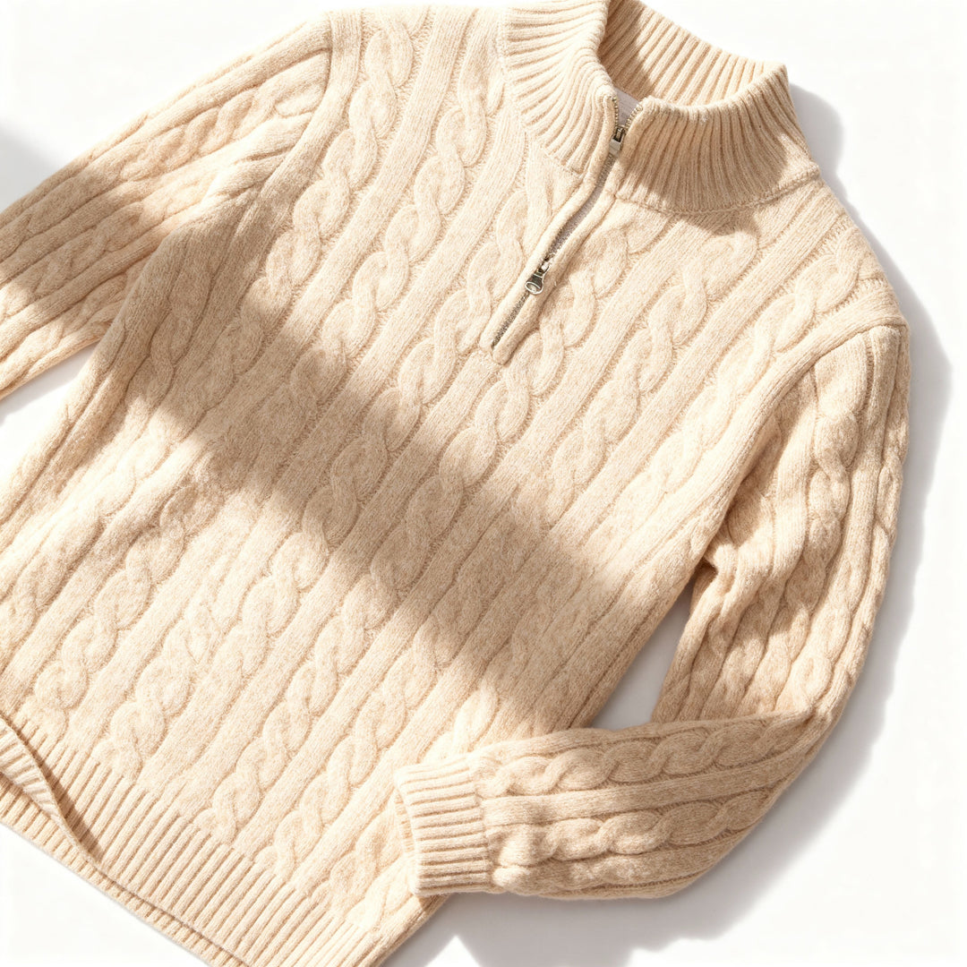 Colin | Men’s Cotton Cable Knit Sweater