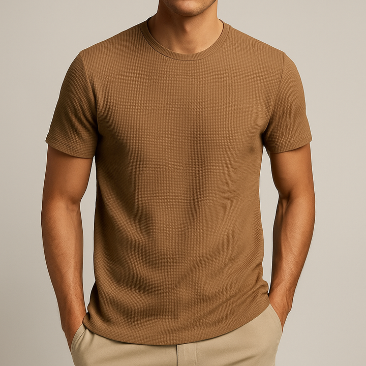 Ruale | Men’s Waffle Knit Summer Tee