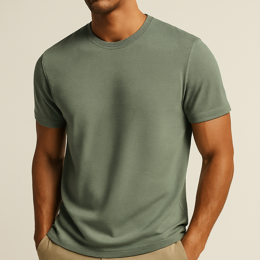 Ruale | Men’s Waffle Knit Summer Tee