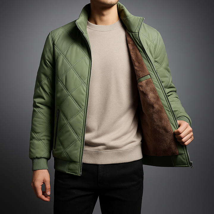 Johnny | Men’s Quilted Fleece Lined Jacket