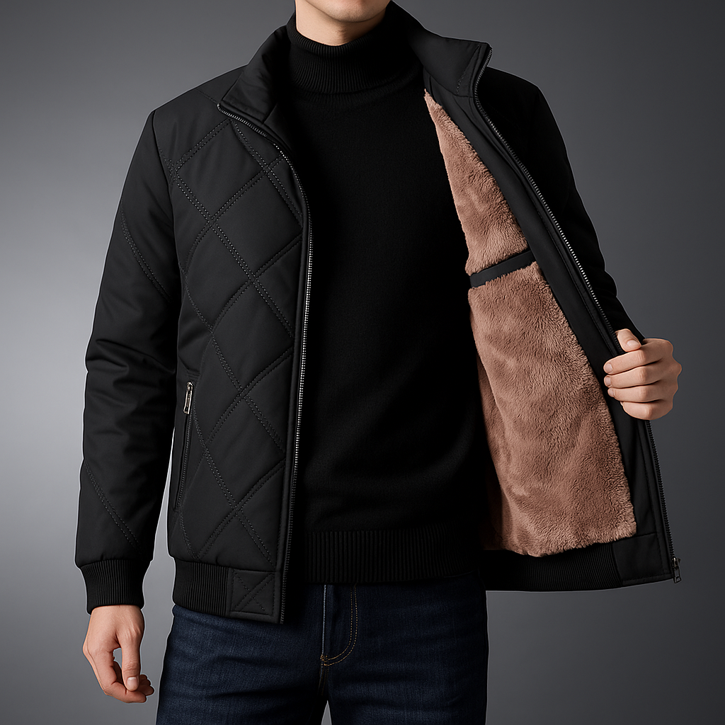 Johnny | Men’s Quilted Fleece Lined Jacket