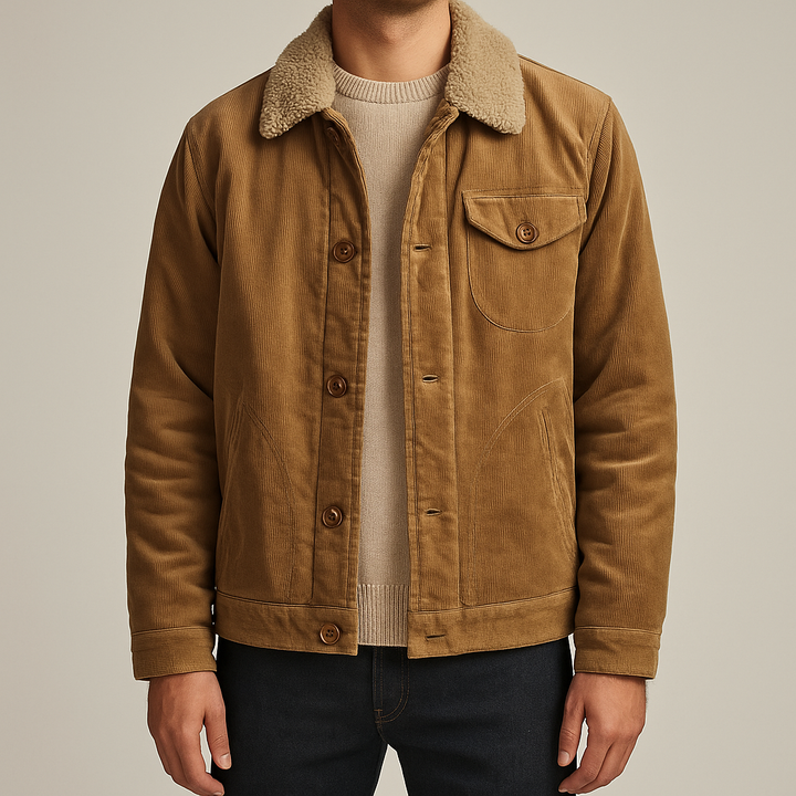 Brooks | Men’s Corduroy Fleece Lined Jacket