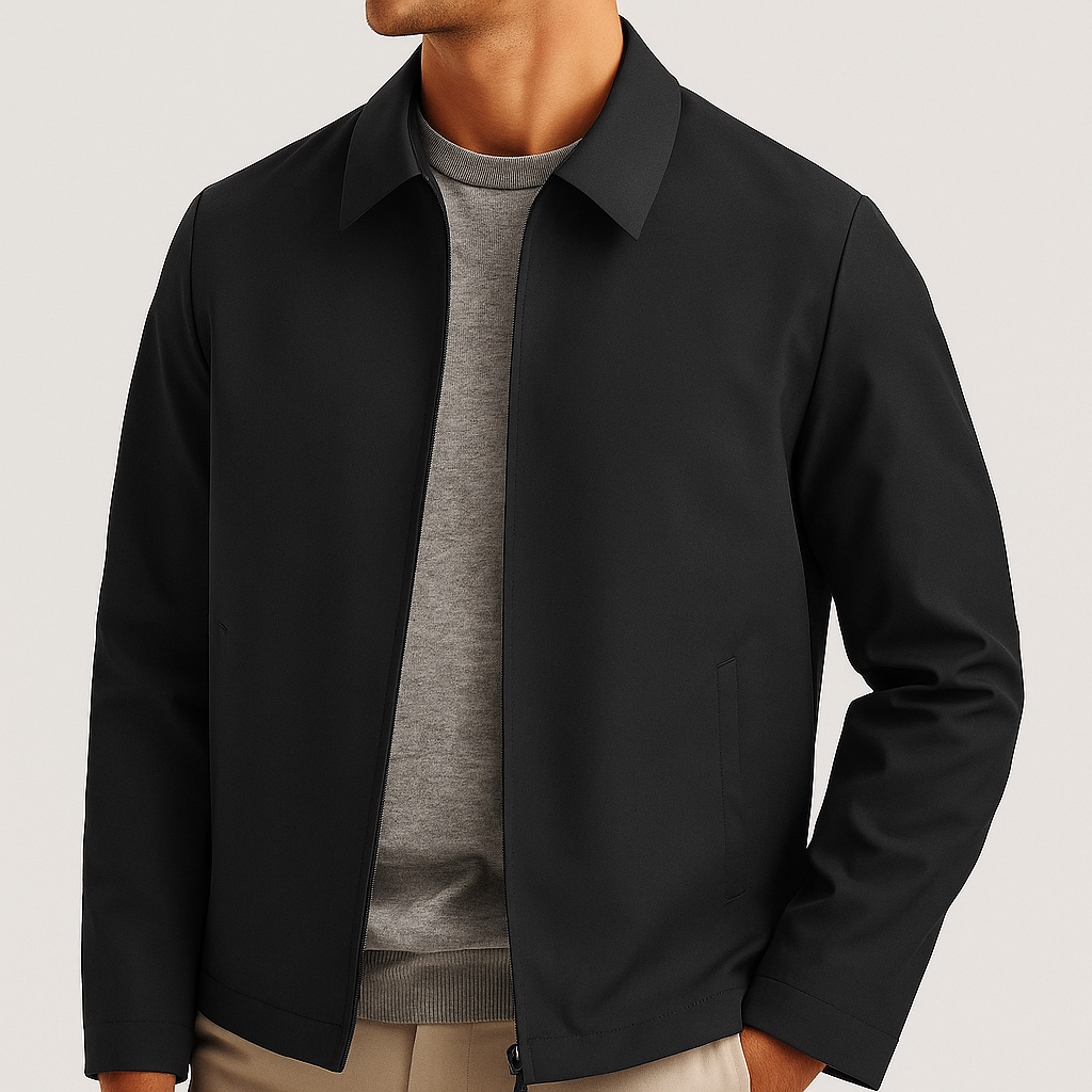Silvanio | Men’s Wrinkle Free Silk Lapel Jacket