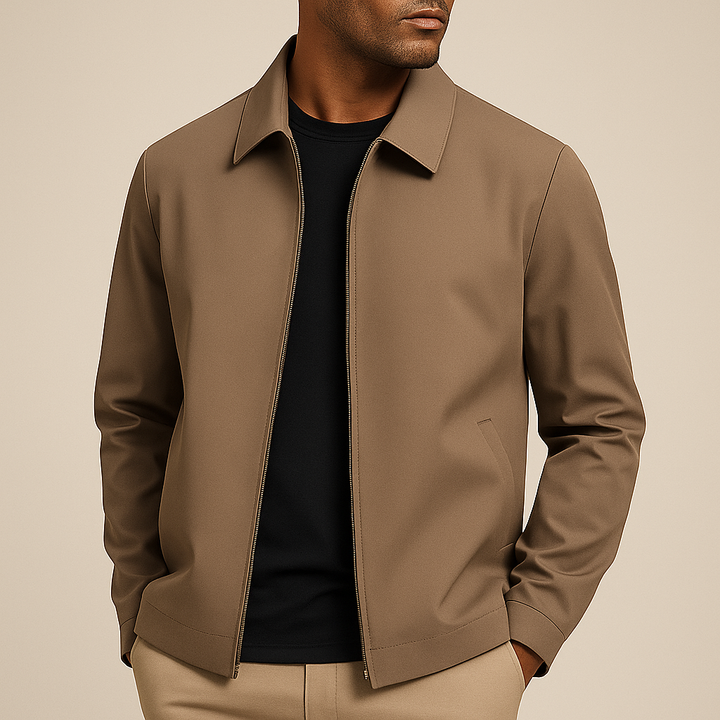 Silvanio | Men’s Wrinkle Free Silk Lapel Jacket