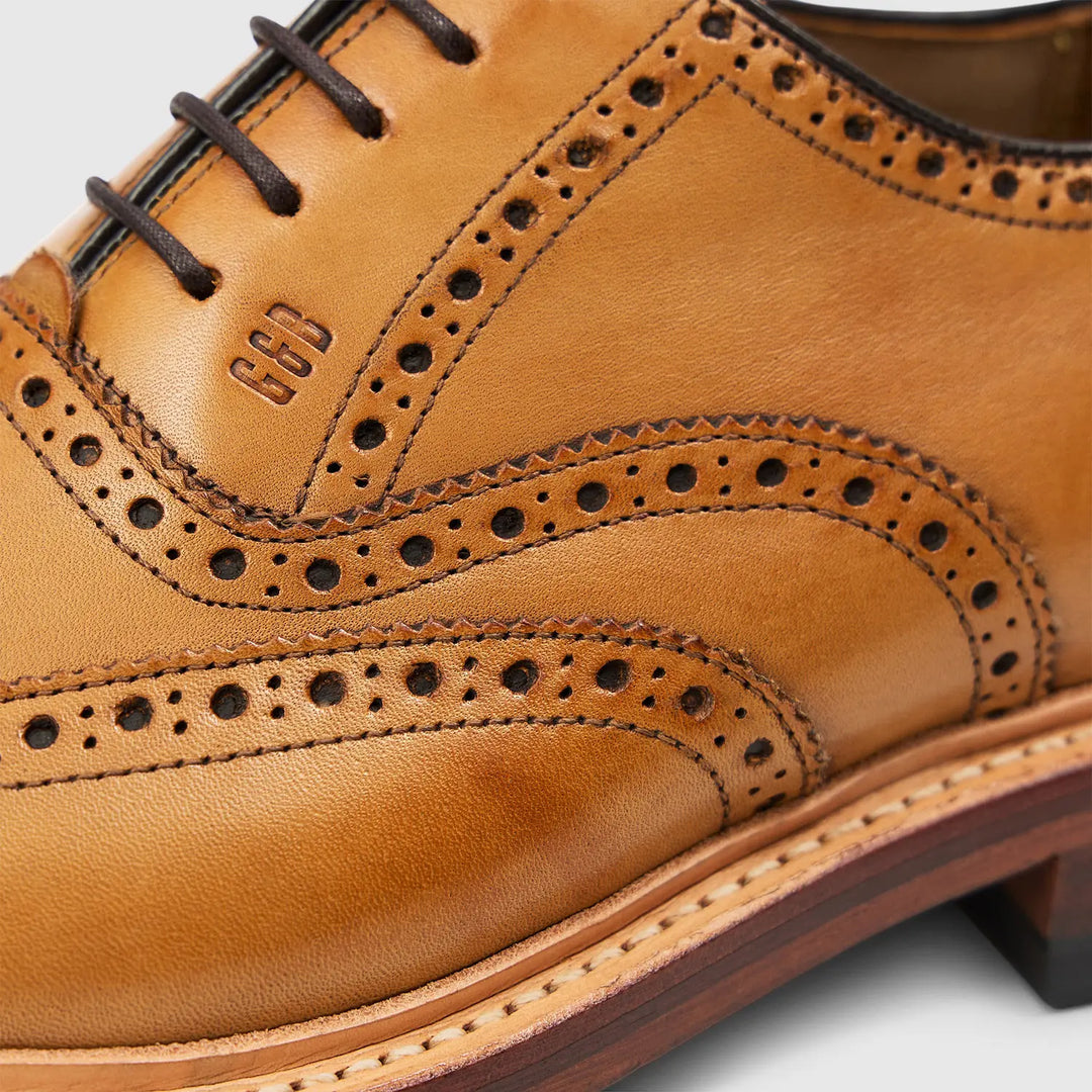 Levet | Men’s Full-Brogue Oxford Shoes