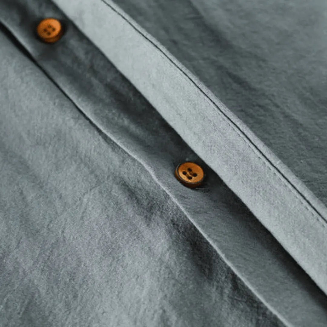 Hikaru | Men’s Japanese-Inspired Linen Cotton Shirt