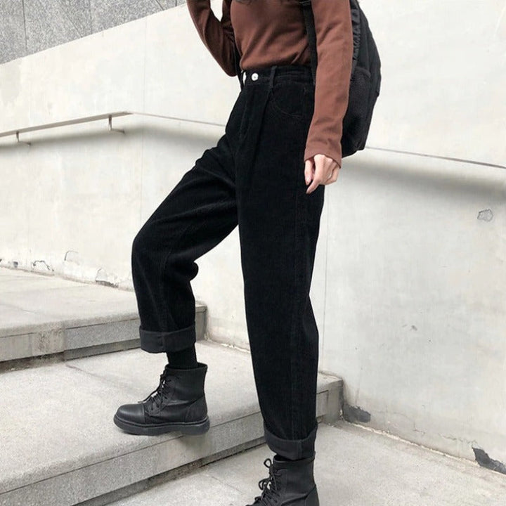 Norilyn | Women’s Elegant Corduroy Trousers