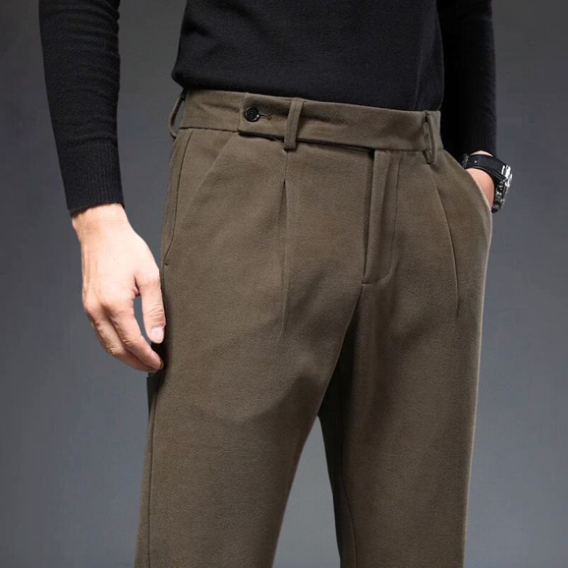 Asher | Men’s Tailored Soft Fabric Trousers