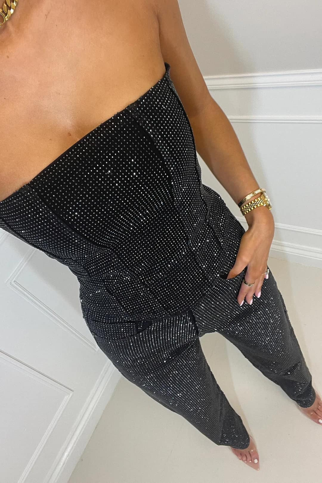 Trimina | Women’s Chic Strapless Jumpsuit