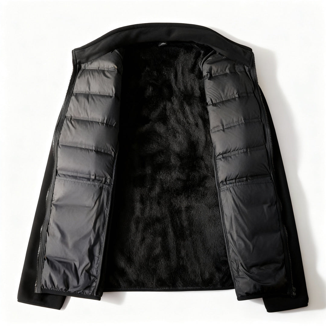 Benjamin | Men’s White Duck Down Insulated Jacket