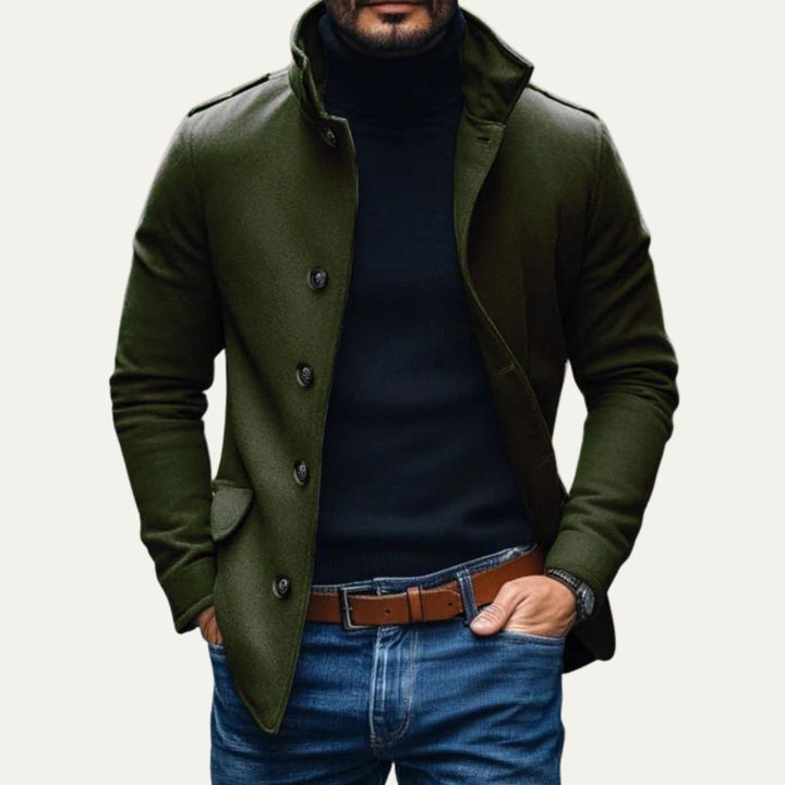 Prinde | Men’s Button Overcoat