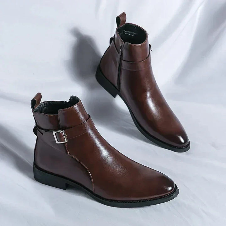 Flint | Men’s Chelsea Boots with Side Zipper