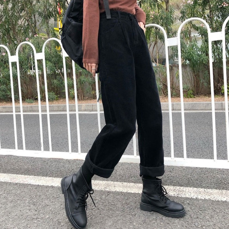 Norilyn | Women’s Elegant Corduroy Trousers