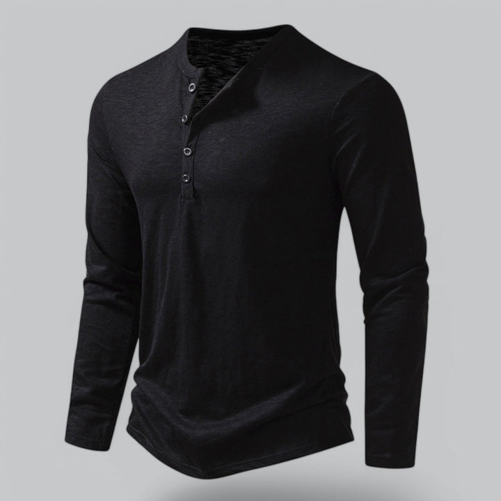 Coledro | Men’s Long-Sleeve Henley T-Shirt