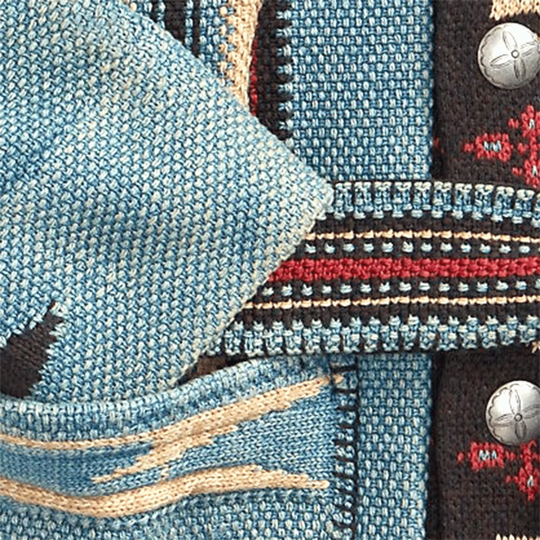 Ceno | Men’s Western Wool Cardigan