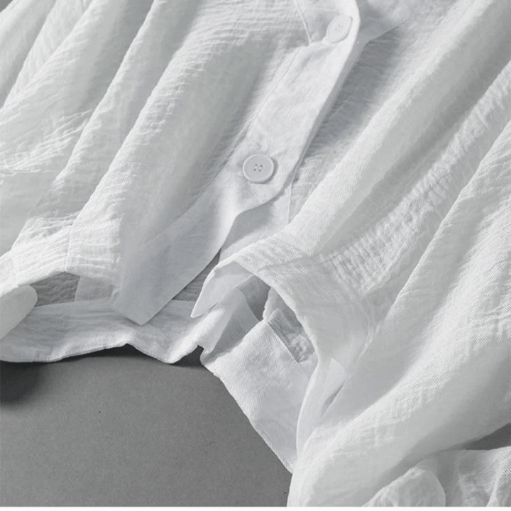 Serena | Women’s Linen Batwing Blouse