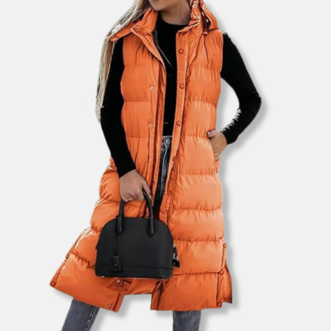 Veronica | Women’s Quilted Ankle-Length Puffer Vest