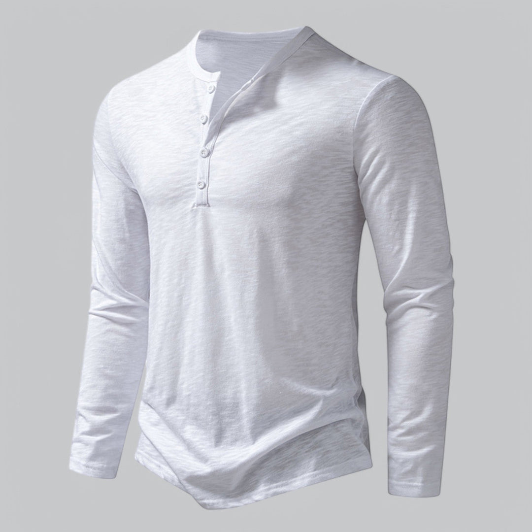Coledro | Men’s Long-Sleeve Henley T-Shirt