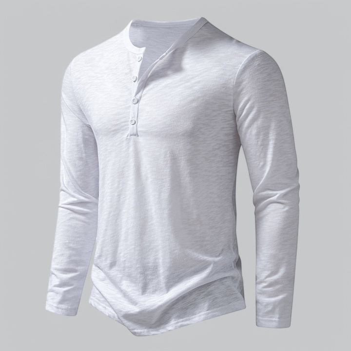 Coledro | Men’s Long-Sleeve Henley T-Shirt