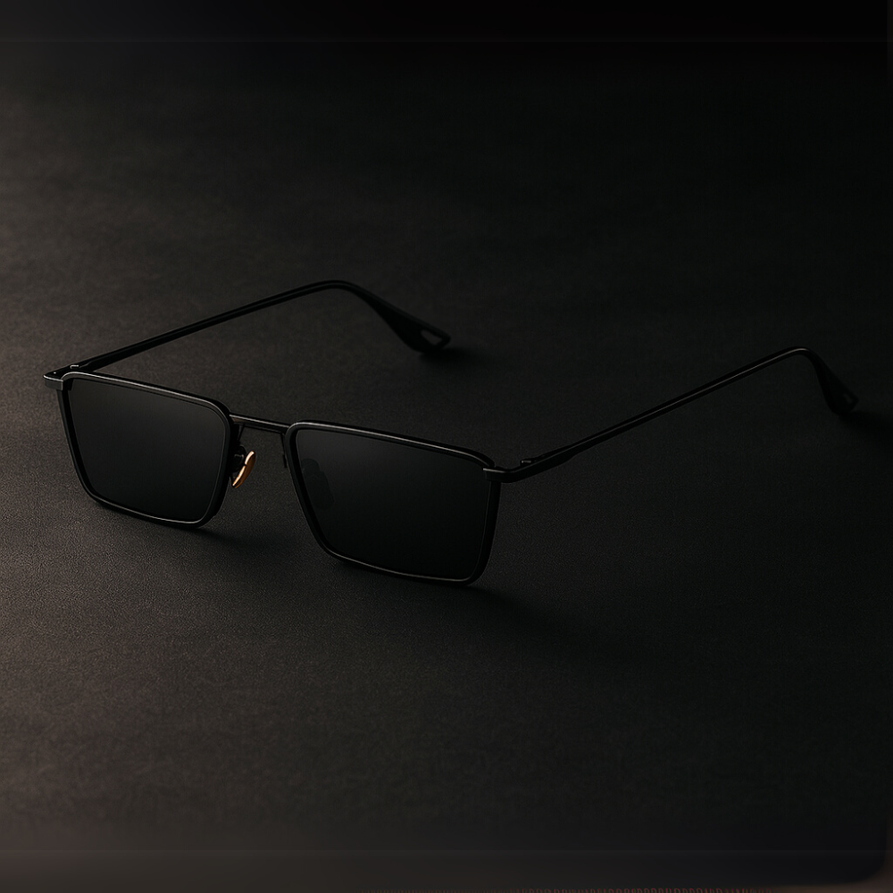 Bridget | Women’s Rectangular Gold Tone Sunglasses