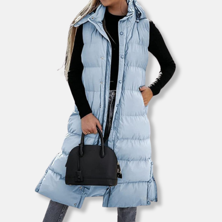 Veronica | Women’s Quilted Ankle-Length Puffer Vest