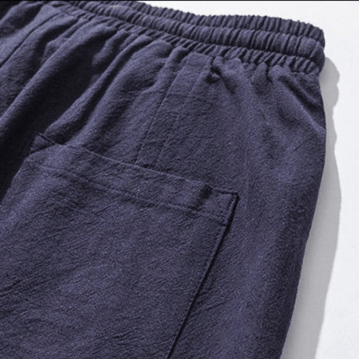Kezno | Men’s Drop-Crotch Cotton Blend Pants