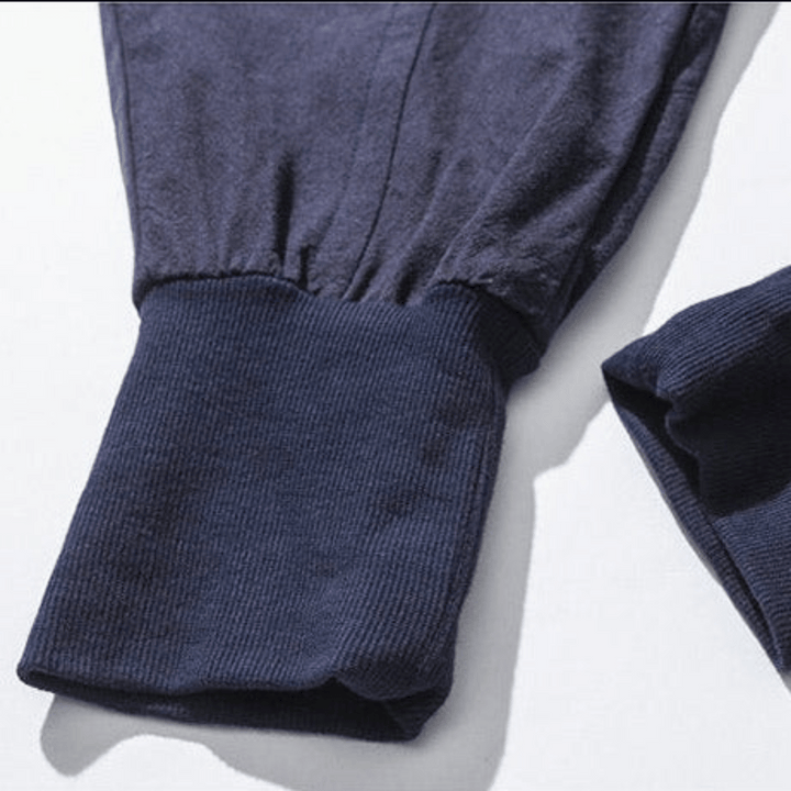 Kezno | Men’s Drop-Crotch Cotton Blend Pants