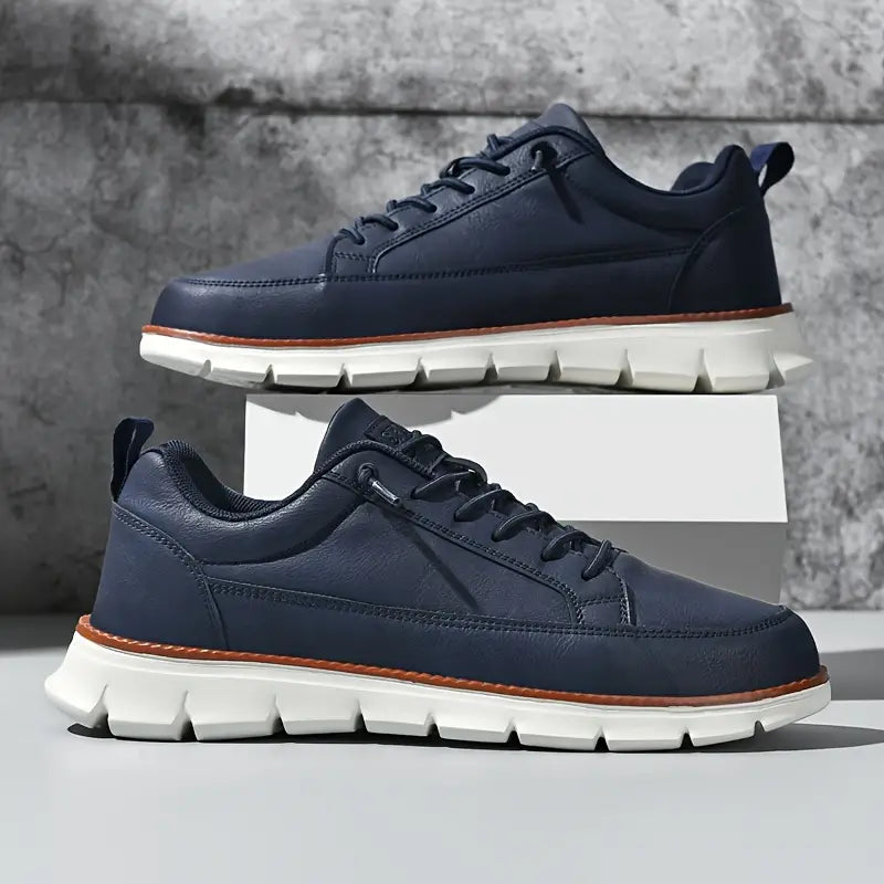 Tolleric | Men’s Ergonomic Leather Sneakers