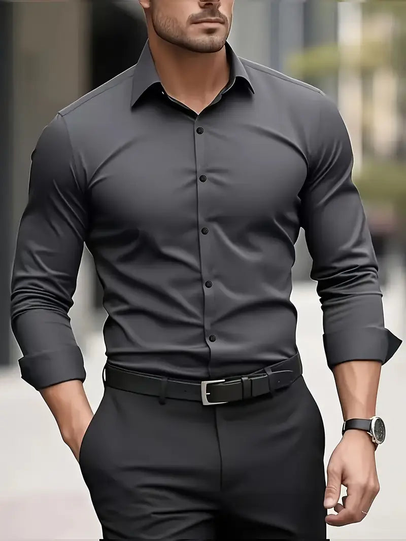 Riconio | Men’s Slim Fit Dress Shirt