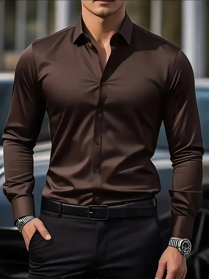 Riconio | Men’s Slim Fit Dress Shirt