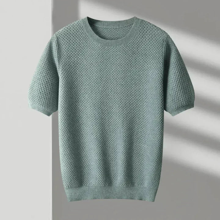 Alverin | Men’s Pure Wool Crew Neck T-Shirt