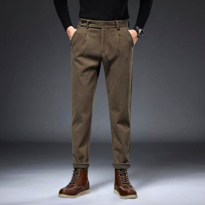 Asher | Men’s Tailored Soft Fabric Trousers