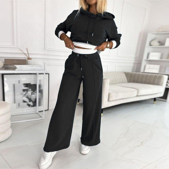 Avelia Set | Women’s Hoodie &amp; Wide-Leg Pants Set2