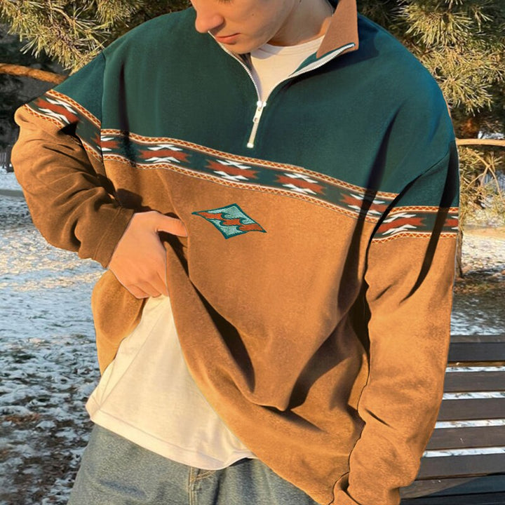 Berengar | Men’s Half-Zip Knit Sweater
