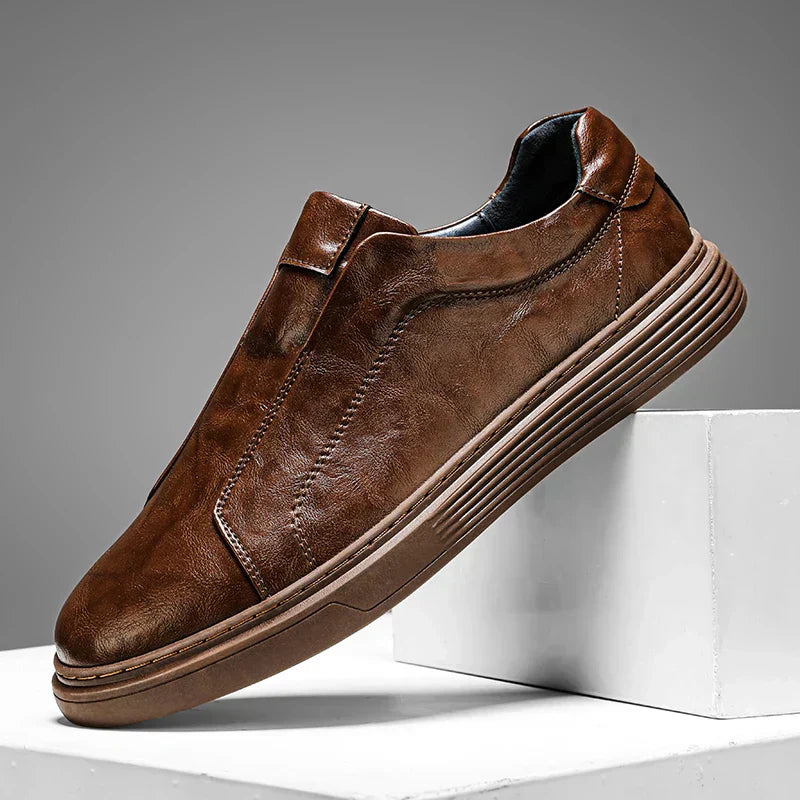 Blake | Men’s Italian Leather Slip On Loafers
