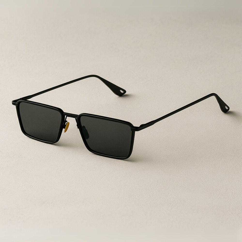 Bridget | Women’s Rectangular Gold Tone Sunglasses