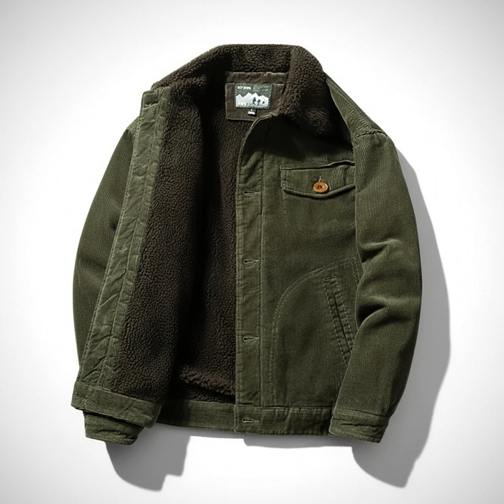 Brooks | Men’s Corduroy Fleece Lined Jacket