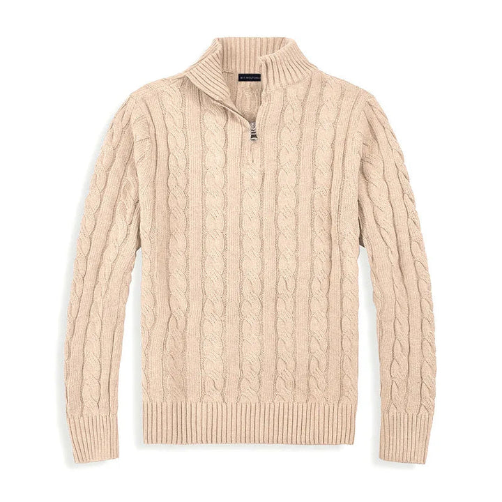 Clifford | Men’s Old Money Half-Zip Sweater