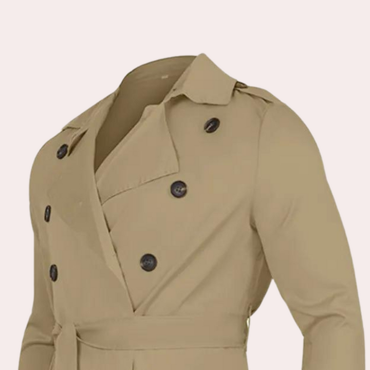 Eron | Men’s Casual Trench Coat