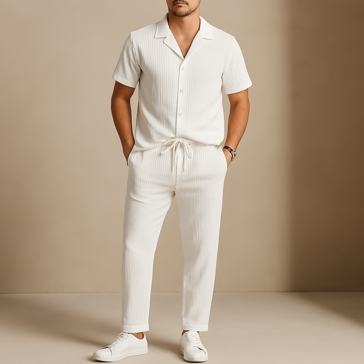Cavari | Men’s Lightweight Linen Set